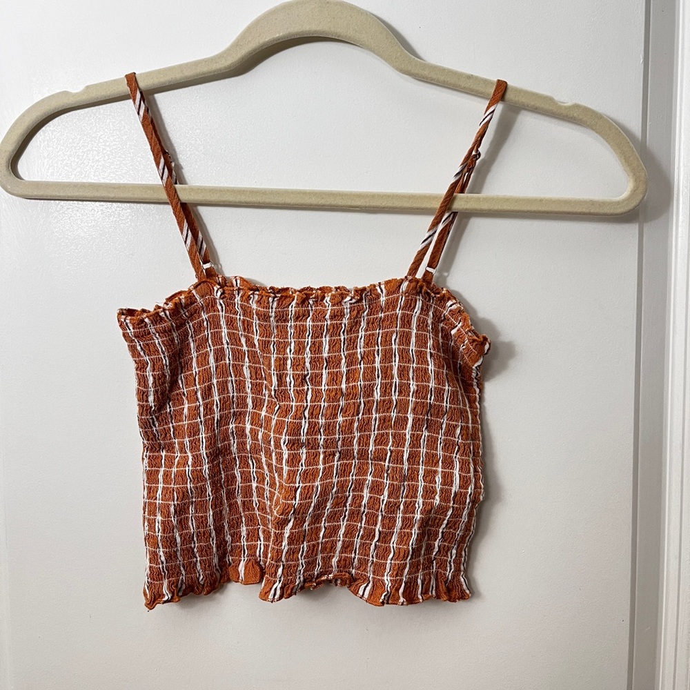 Forever21 Smocked Tank Top